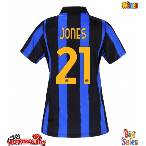 Inter Milan Curtis Jones #21 Replica Home Stadium Shirt for Women 2026-27 Short Sleeve